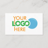 Kleurminimalistisch professioneel bedrijf Logo QR- Visitekaartje (Achterkant)