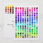 Kleurmonster Invite10 Kaart (Voorkant / Achterkant)