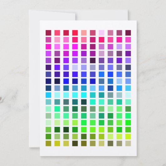 Kleurmonster Invite13 Kaart (Voorkant)