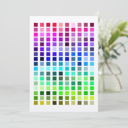 Kleurmonster Invite13 Kaart (Staand voorkant)