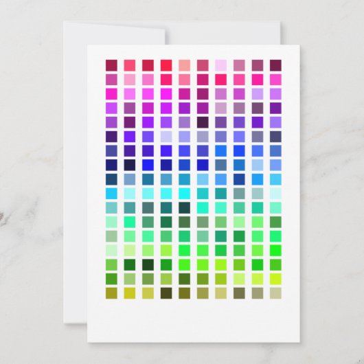 Kleurmonster Invite1 Kaart (Voorkant)