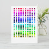 Kleurmonster Invite1 Kaart (Staand voorkant)