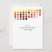 Kleurmonster Invite1 Kaart (Achterkant)