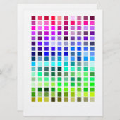 Kleurmonster Invite5 Kaart (Voorkant / Achterkant)