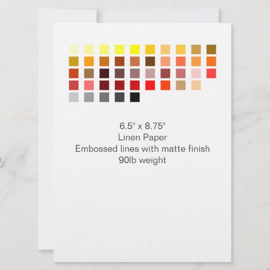 Kleurmonster Invite5 Kaart (Achterkant)