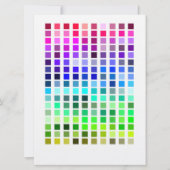 Kleurmonster Invite5 Kaart (Voorkant)