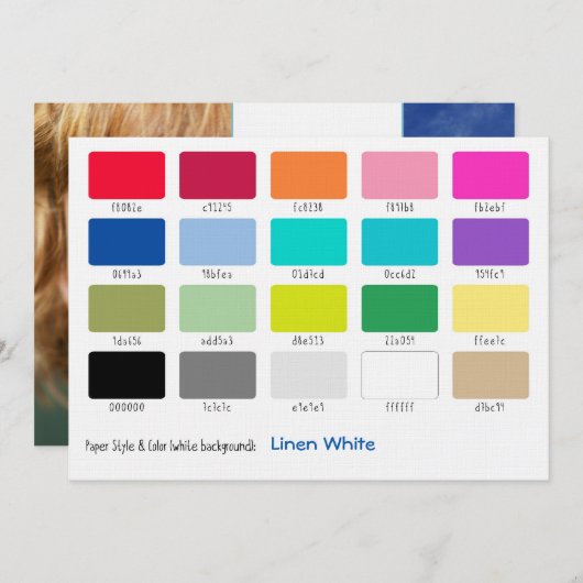 Kleurmonster Linen White (Voorkant / Achterkant)