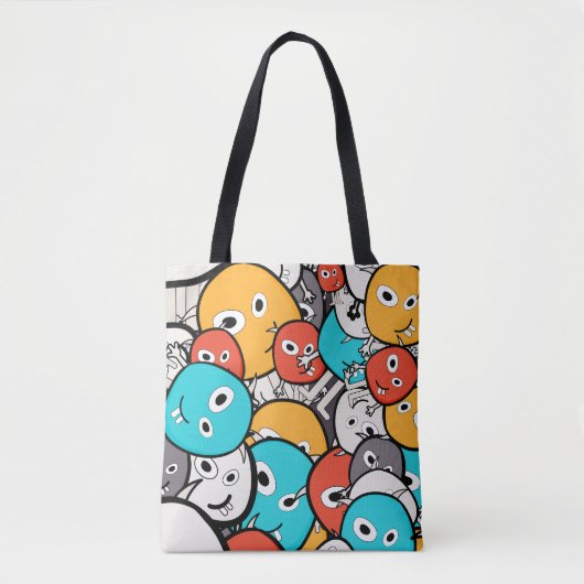 Kleurmonsters Tote Bag (Voorkant)