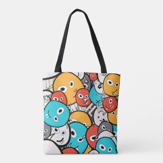 Kleurmonsters Tote Bag (Achterkant)