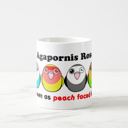 Kleurmutaties van vogels koffiemok (Center)