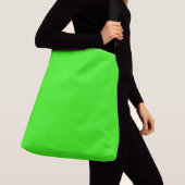 kleurneongroen crossbody tas (Dichtbij)