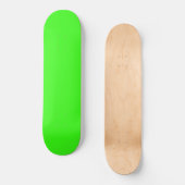 kleurneongroen persoonlijk skateboard (Voorkant)
