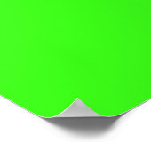 kleurneongroen poster (Hoek)