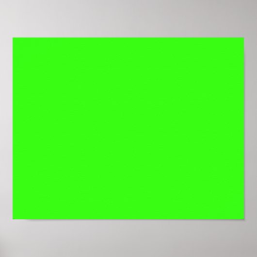 kleurneongroen poster (Voorkant)
