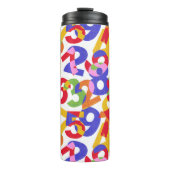 Kleurnummers mengen thermosbeker (Voorkant)