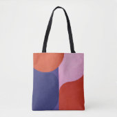 "Kleuronderhandeling" Kleurrijke Abstracte kunst Tote Bag (Voorkant)