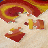 Kleuronderzoek van vierkantscirkels legpuzzel (Zijkant)