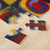 Kleuronderzoek van vierkantscirkels legpuzzel (Zijkant)