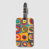 Kleuronderzoek | Wassily Kandinsky Bagagelabel (Voorkant (verticaal))