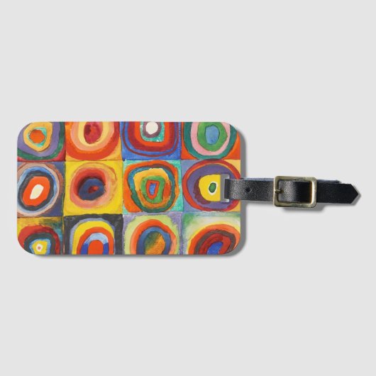 Kleuronderzoek | Wassily Kandinsky Bagagelabel (Voorkant (horizontaal))