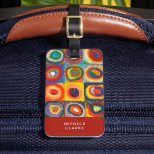 Kleuronderzoek   Wassily Kandinsky Bagagelabel