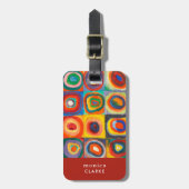 Kleuronderzoek | Wassily Kandinsky Bagagelabel (Voorkant verticaal)