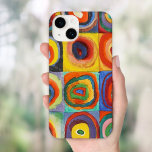 Kleuronderzoek | Wassily Kandinsky Case-Mate iPhone 14 Hoesje<br><div class="desc">Kunstschilderij met de titel Color Study,  Squares with Concentric Circles (1913) van de Russische kunstenaar Wassily Kandinsky. Origineel kunstwerk is een kleurrijk abstract onderzoek gemaakt met waterverf,  gouache en crayon op papier. Gebruik de ontwerphulpmiddelen om douanetekst toe te voegen of het afbeelding te personaliseren.</div>