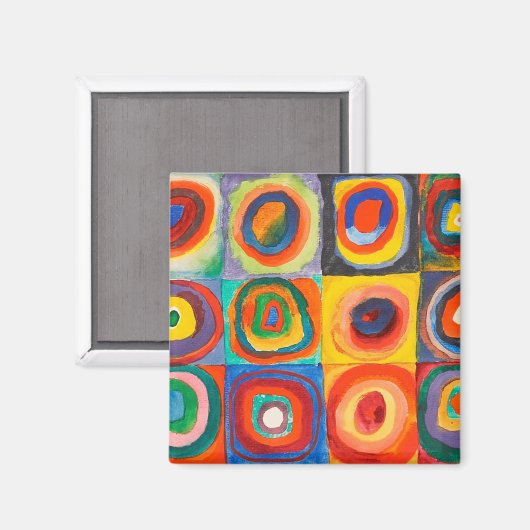 Kleuronderzoek | Wassily Kandinsky Magneet (Voorkant / Achterkant)