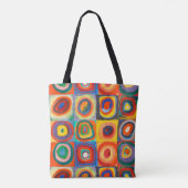Kleuronderzoek | Wassily Kandinsky Tote Bag (Achterkant)