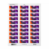 Kleurontwaking | Abstract Expressionistisch Ontwer Etiket (Full Sheet)