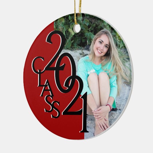 Kleuroptiefoto afstuderen Klasse 2021 Keramisch Ornament (Links)