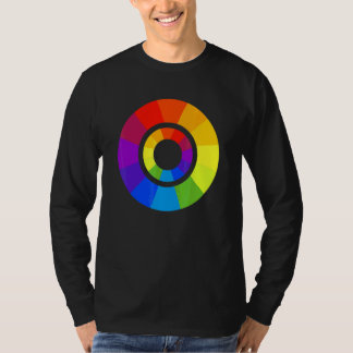 Kleurpalet Cirkel Schilder Schilder Leraar Ontwerp T-shirt