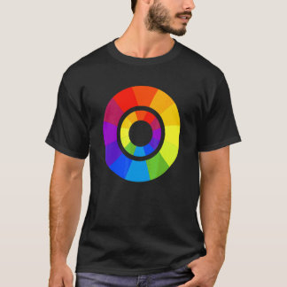 Kleurpalet Cirkel Schilder Schilder Leraar Ontwerp T-shirt