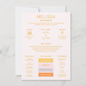 Kleurpalet Foto Wees Mijn Bruidsmeisje Uitnodiging (Achterkant)