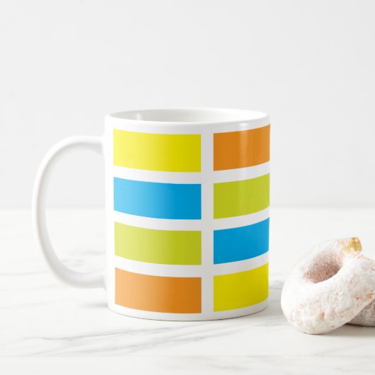Kleurpalet Kunst Koffiemok (Met donut)