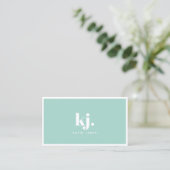 Kleurpalet | Monogram Visitekaartje (Staand voorkant)