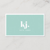 Kleurpalet | Monogram Visitekaartje (Voorkant)