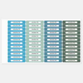 Kleurpalet Oceankleur Naam Organisatie Labels