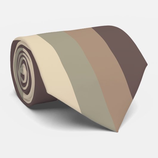 Kleurpalet uit het verleden stropdas (Opgerold)