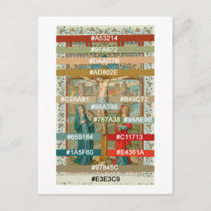 Kleurpalet voor Stabat Mater (SAU 22) Briefkaart
