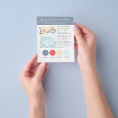 KleurpaletSjabloon voor strand met LeahG Flyer (Hand)