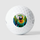 Kleurpapegaaivogel Golfballen (Voorkant)