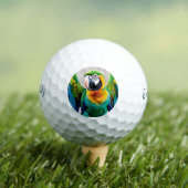 Kleurpapegaaivogel Golfballen (Insitu Shirt)