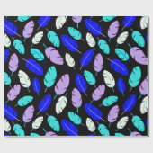 Kleurpapier met lederpatroon cadeaupapier (Vlak)