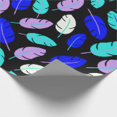 Kleurpapier met lederpatroon cadeaupapier (Hoek)