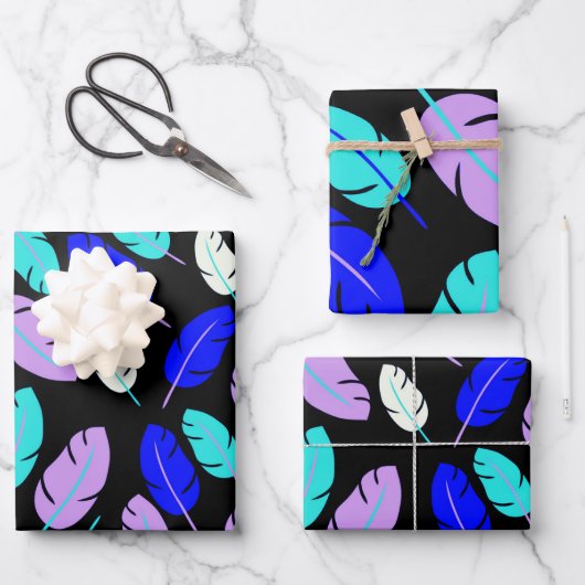 Kleurpapier met lederpatroon inpakpapier vel (Voorkant)