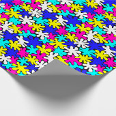 Kleurpapier voor heldere spots cadeaupapier