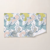 Kleurpasta's Palmbladeren en organische vormen Bad Handdoek (Handdoek)