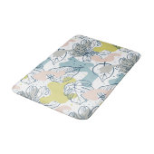 Kleurpasta's Palmbladeren en organische vormen Badmat (Gekanteld)