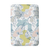 Kleurpasta's Palmbladeren en organische vormen Badmat (Voorkant Verticaal)